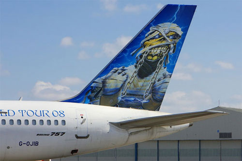 Avion privado Iron Maiden