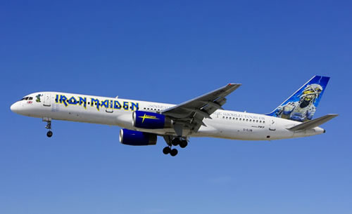 Avion privado Iron Maiden